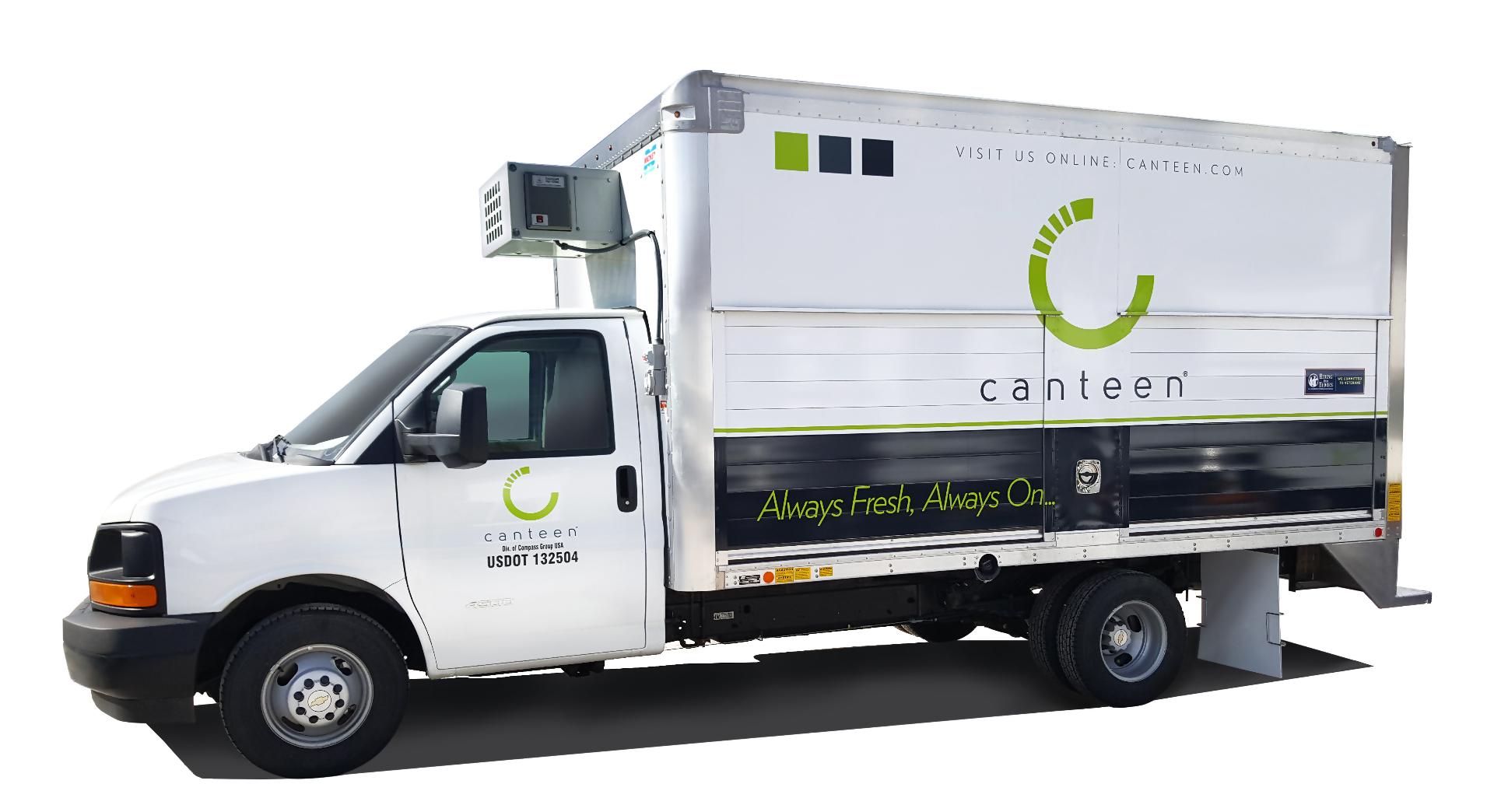 Wrapped Canteen fleet vehicle by OTC Fleet Graphix